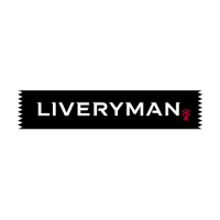 Liveryman Logo- Black box with brand name in the centre and red rosette at the end