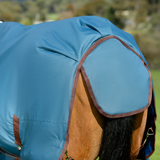 Weatherbeeta ComFiTec Classic Combo Turnout Rug #colour_dark-blue-coffee