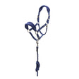 Shires ARMA Comfy Fleece Headcollar & Rope #colour_navy