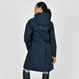 Dublin Ladies Rowan Waterproof Riding Coat #colour_sky-captain