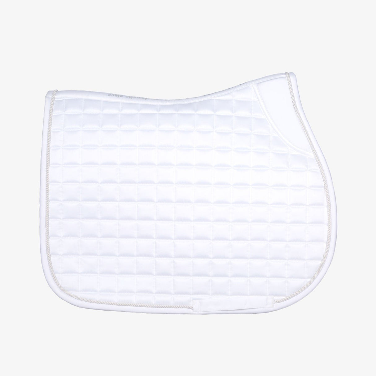 PS of Sweden Classic Quilt Jump Saddle Pad #colour_white