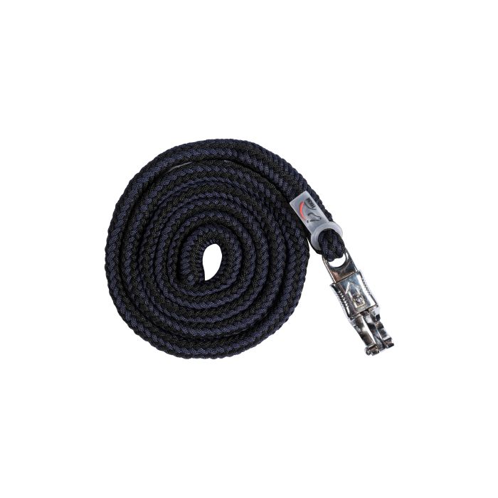 HKM Lead Rope -Catherine- With Panic Hook #colour_deep-blue-black