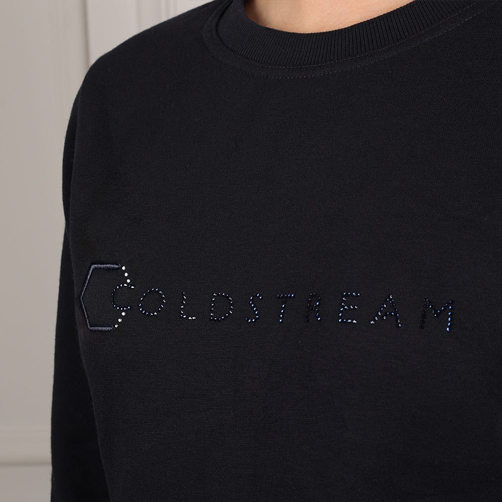 Coldstream Ladies Earlston Crystal Jumper #colour_navy