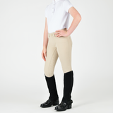 Dublin Kids Cammy Comfort Twill Breeches #colour_biscuit