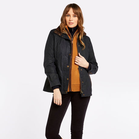 Dubarry Womens Mountrath Wax Jacket #Colour_navy