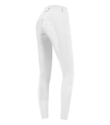 E.L.T Micro Ladies Sport Silicone High Waist Riding Breeches #colour_white