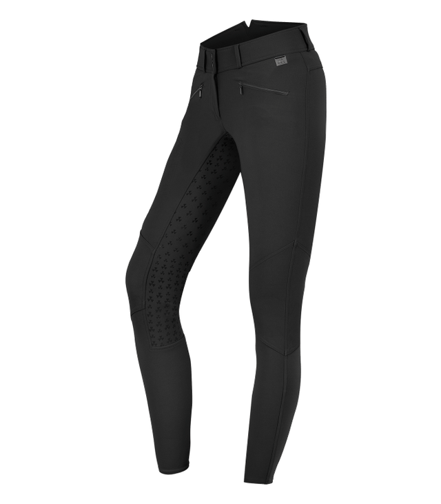 E.L.T Ladies Hella High Waist Silicone Breeches #colour_black