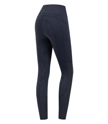 E.L.T Ladies Hanna Mesh High Waist Riding Leggings #colour_night-blue