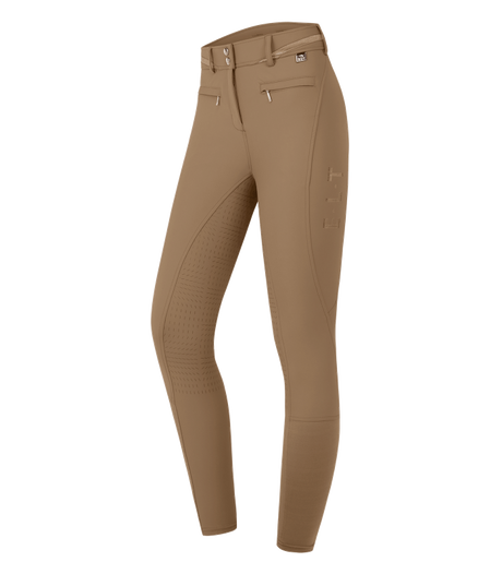 E.L.T Ladies Maja Glam Curved High Waist Breeches #colour_cappuccino