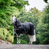 Horseware Ireland Amigo Bravo 12 Plus 0g Lite Turnout Rug #colour_black-titanium-grey-silver