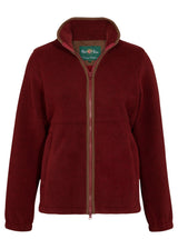 Alan Paine Aylsham Ladies Fleece Jacket #colour_bloodstone