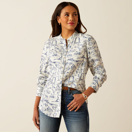 Ariat Women's Clarion Long Sleeve Blouse #colour_multi