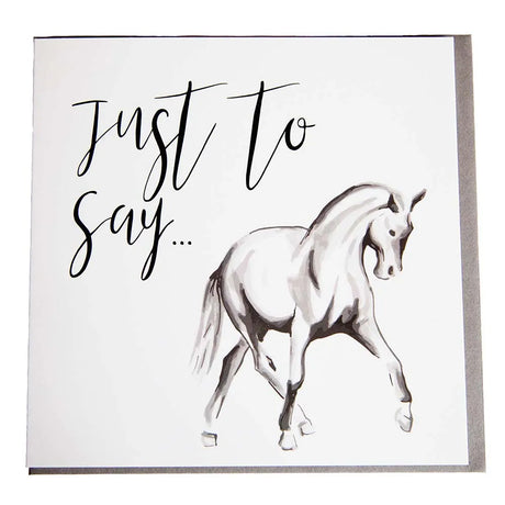 Gubblecote Foiled Greetings Card #style_just-to-say