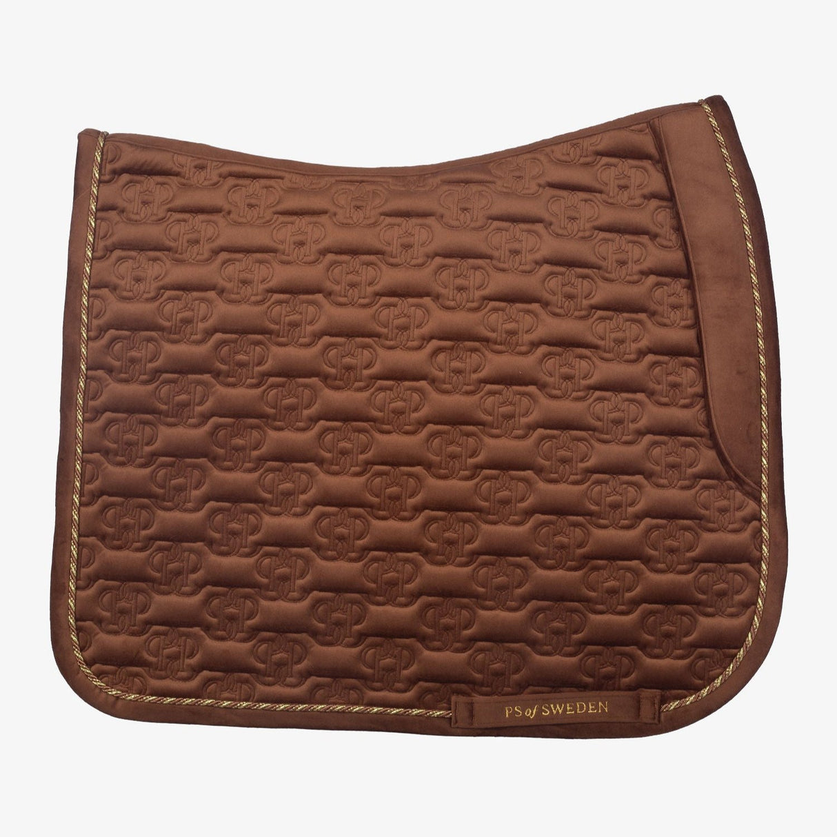 PS of Sweden Velvet Monogram Dressage Saddle Pad #colour_fudge