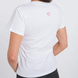 Mochara Cotton Logo T-Shirt #colour_white-bubblegum
