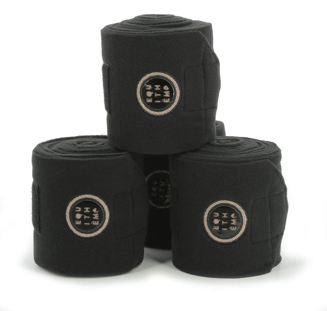 Equitheme Skolstart Polo Bandages #colour_black