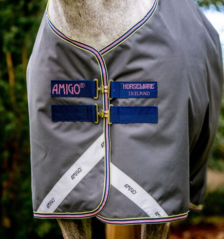 Horseware Ireland Amigo Bravo 12 Original 0g Lite Turnout Rug #colour_shadow-navy-rose