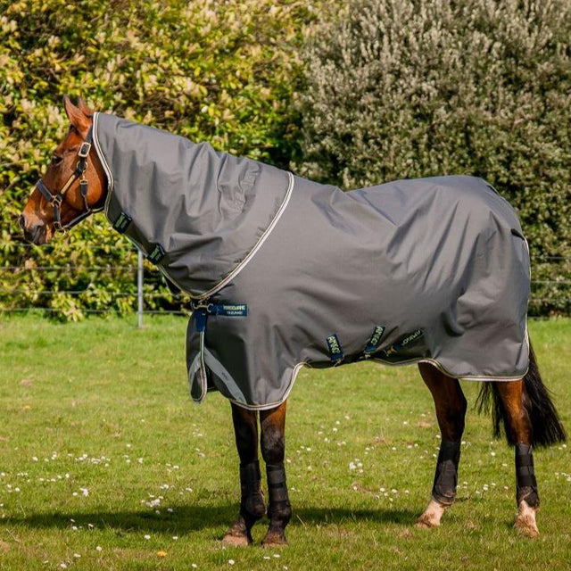 Horseware Ireland Amigo Bravo 12 Plus 250g Medium Turnout Rug #colour_shadow-navy-lime