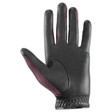 Uvex Sumair Riding Gloves #colour_black-burgundy