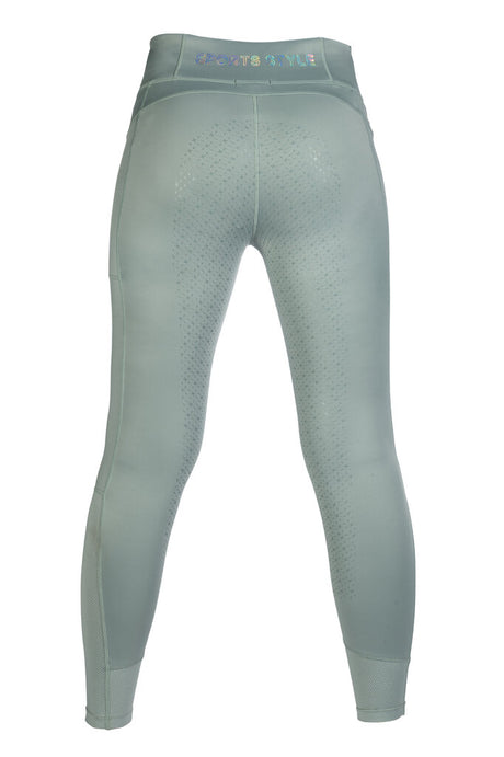 HKM Ladies Full Seat Riding Tights -Harbour Island #colour_sage