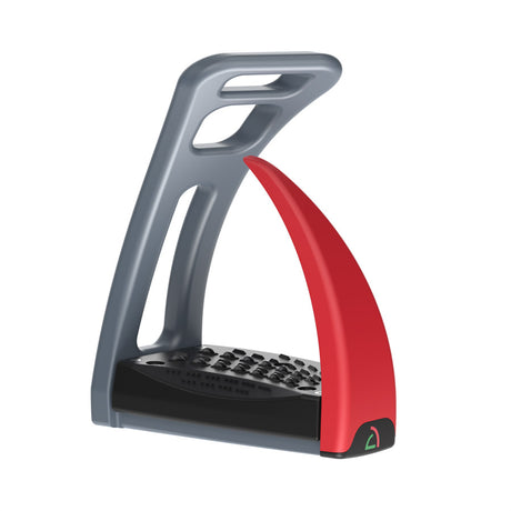  Safe Riding S1 Gunmetal Grey Stirrups - Red Chilli Rich text editor #colour_red-chilli