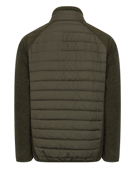 Hoggs of Fife Melville Hybrid Jacket #colour_jumper-marl