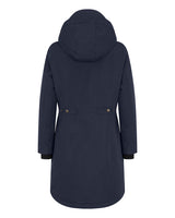 Hoggs of Fife Walker Ladies Long Coat #colour_navy