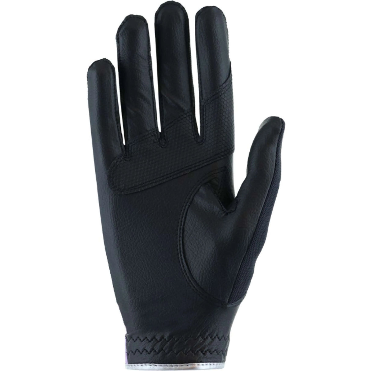 Roeckl Weldon Riding Gloves #colour_black-lilac-macaron