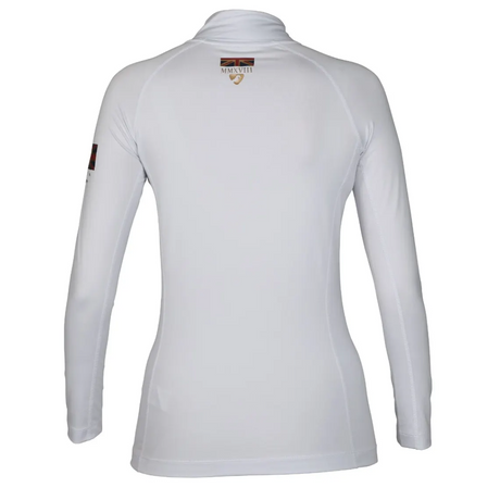 Shires Aubrion Team Long Sleeve Ladies Base Layer #colour_white