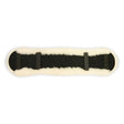 KM Elite Shaped Dressage Girth Sleeve #colour_black-natural