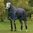 Weatherbeeta Comfitec Plus Dynamic II Combo Neck Medium #colour_black-aqua