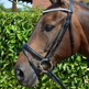 Hy Diamond Flash Bridle with Rubber Reins