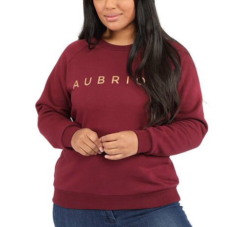 Shires Aubrion Boston Ladies Sweatshirt #colour_wine