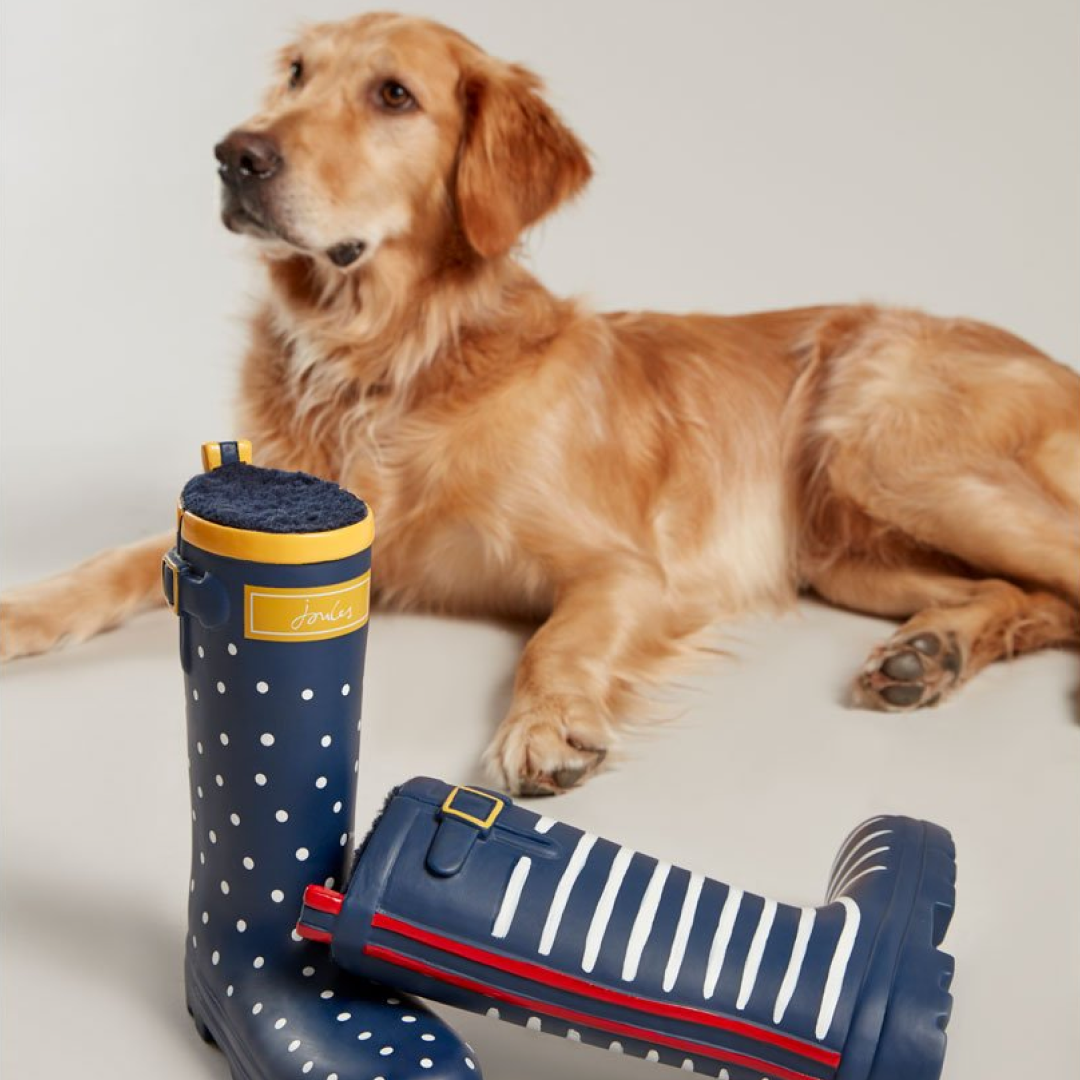 Joules Rubber Welly Hundespielzeug 