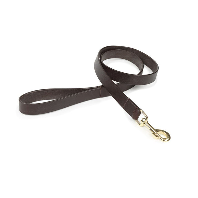 Shires Digby & Fox Flat Leather Dog Lead