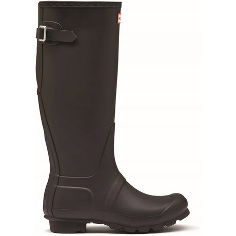 Hunter Original Tall Back Adjustable Women's Wellington Boots #colour_black