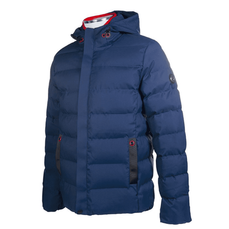 HKM Hamburg Men's Quilted Jacket #colour_deep-blue