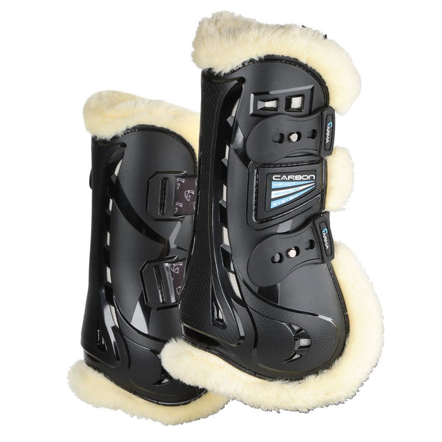 Shires ARMA Carbon SupaFleece Tendon Boots #colour_black